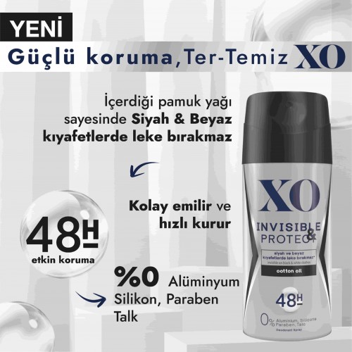 Xo Invisible & Protect Men Deodorant 150 ml
