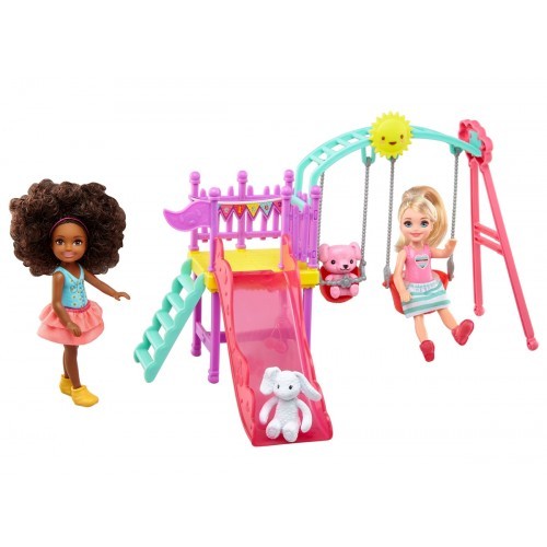 Barbie Chelsea ve Arkadaşı Oyun Parkında FTF93