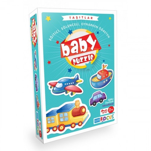 Blue Focus Yayınları Baby Puzzle- Taşıtlar BF156