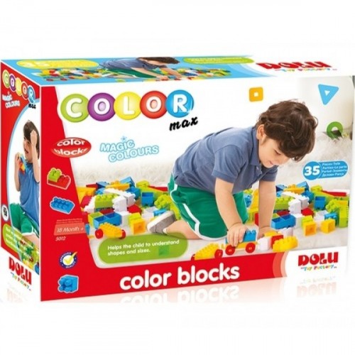 Dolu Renkli Bloklar 35 Parça 5012