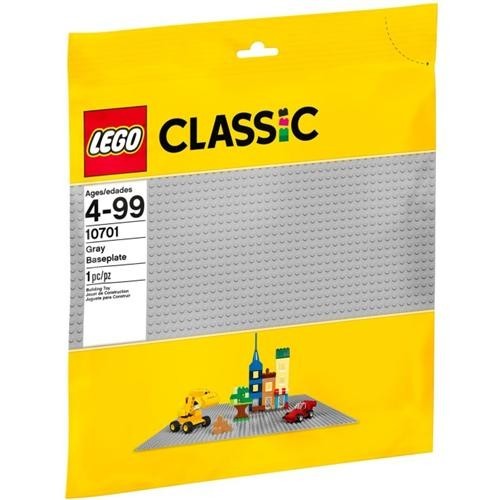 Lego Classic Gray Baseplate 10701