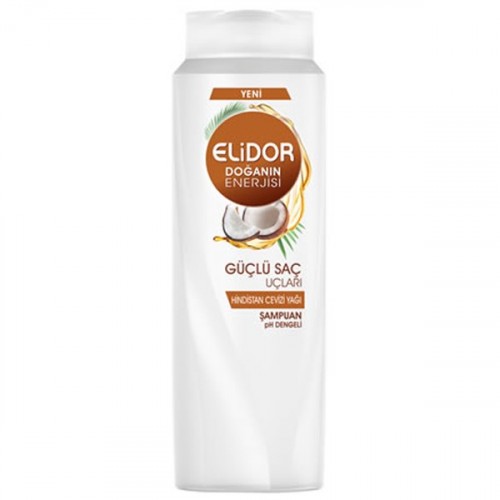 Elidor Şampuan Güçlü Saç Ucları Hindistan Cevizi Yağı 550 ml