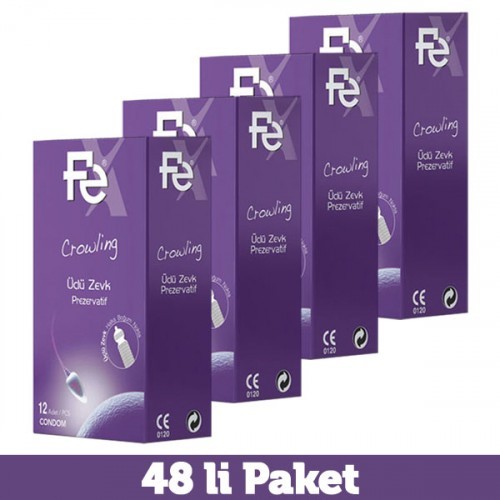 Fe Crowling Üçlü Zevk Prezervatif 12 li x 4 Adet