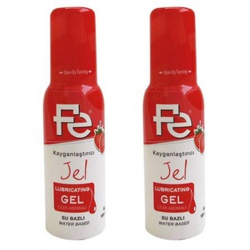 Fe Kayganlaştırıcı Jel Çilekli 100 ml x 2 Adet