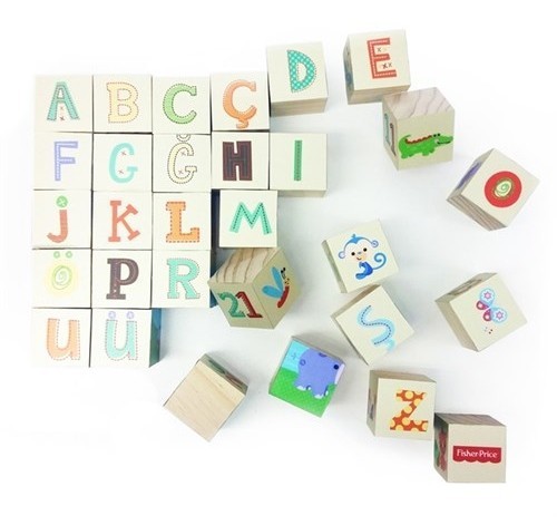 Fisher Price Ahşap Eğitici Bloklarım 6436