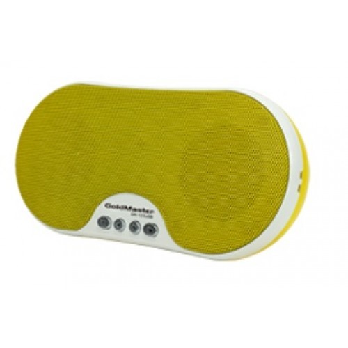 Goldmaster SR-151 USB Taşınabilir Hoparlörlü Radyolu Oynatıcı (Sarı)