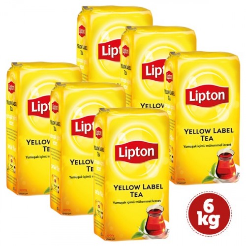 Lipton Yellow Label Dökme Çay 1000 Gr x 6 Adet