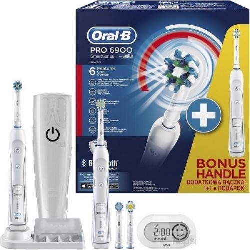 Oral-B SmartSeries Pro 6900 Bluetooth 2'li Şarjlı Diş Fırçası