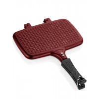 Amboss Vento Döküm Ocak Üstü El Tost Makinesi - Kırmızı