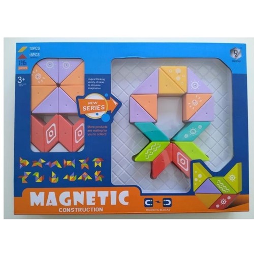 Kızılkaya 26 Parça Manyetik Zeka Blokları HD375A