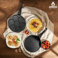 Amboss Happy 2 Parça 26 cm Pankek & Krep Tava Seti