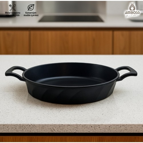 Amboss Vento Titanyum Kaplama Sahan Omlet Tava 22 cm