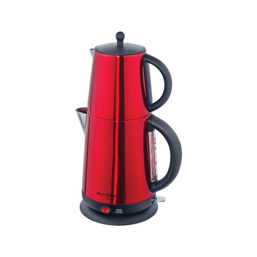 Awox Demplus Kırmızı 2200 W Çelik Çay Makinesi