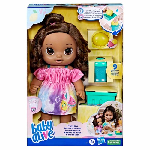 Baby Alive Bebeğimle Eğlenceli Yudumlar Esmer F7357