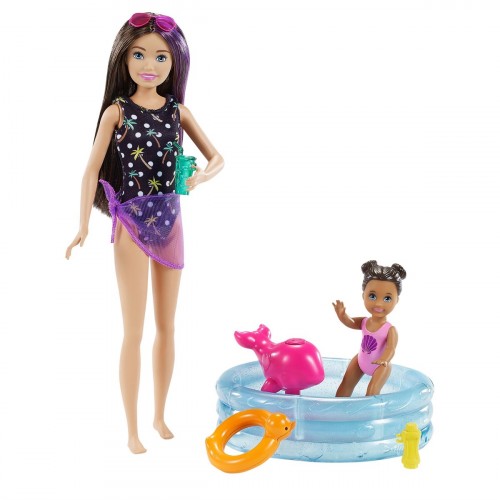 Barbie Bebek Bakıcısı Bebeği ve Aksesuarları FHY97-GRP39