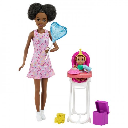 Barbie Bebek Bakıcısı Bebeği ve Aksesuarları FHY97-GRP41