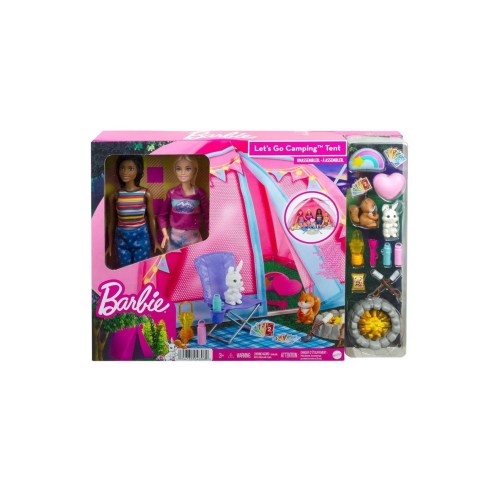 Barbie Malibu ve Brooklyn Kampta Oyun Seti HGC18