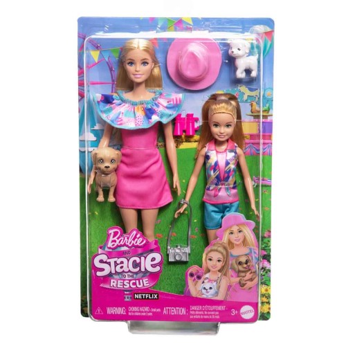 Barbie ve Stacie Kız Kardeşler İkili Set HRM09