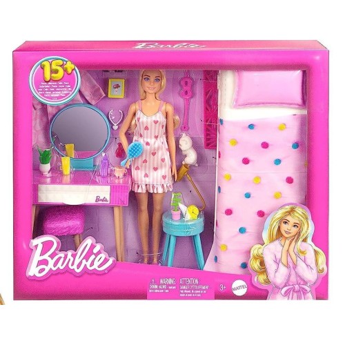 Barbie'nin Yatak Odası Oyun Seti HPT55