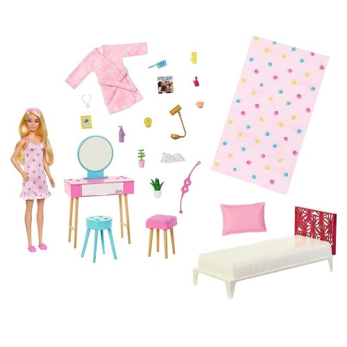 Barbie'nin Yatak Odası Oyun Seti HPT55
