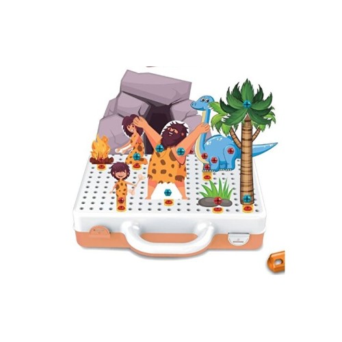 Birlik Oyuncak 3D Stem Eğitici Matkap Seti Dinazorlar