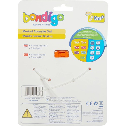 Bondigo Müzikli Sevimli Baykuş BL1086 Bondigo Müzikli Sevimli Baykuş BL1086