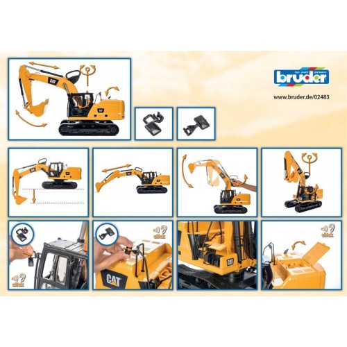 Bruder Caterpillar Paletli Ekskavatör BR02483