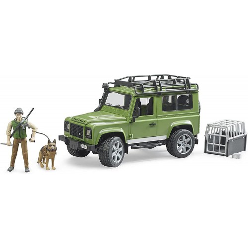 Bruder Land Rover Arazi Aracı & Avcı ve Av Köpeği BR02587