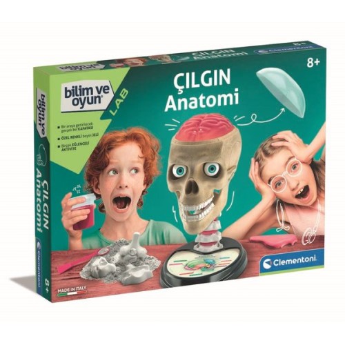 Clementoni 64322 Bilim ve Oyun Çılgın Anatomi