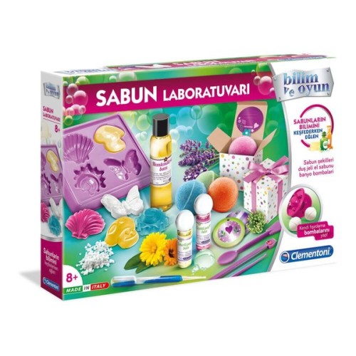 Clementoni 64433 Sabun Laboratuvarı Deney Seti