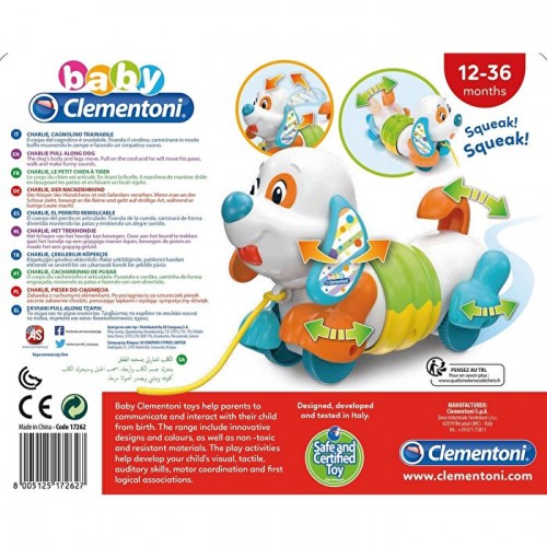 Clementoni Baby Çek Çek Köpek 17262 Clementoni Baby Çek Çek Köpek 17262
