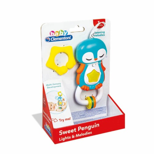 Clementoni Baby Interaktif Penguen Çıngırak 17331