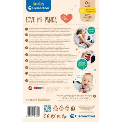 Clementoni Baby Müzikli Pelüş Panda 17656 Clementoni Baby Müzikli Pelüş Panda 17656