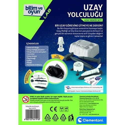 Clementoni Bilim ve Oyun Nasa Uzay Mekiği Seti 64191