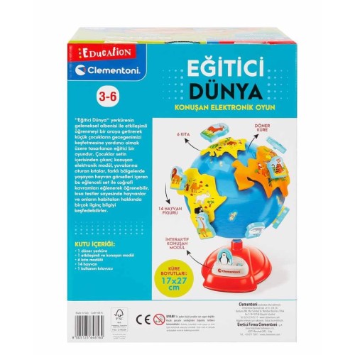 Clementoni Eğitici Dünya Oyun Seti 64816