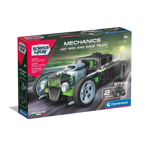 Clementoni Mekanik Laboratuvarı 75076TR Hot Road ve Race Truck
