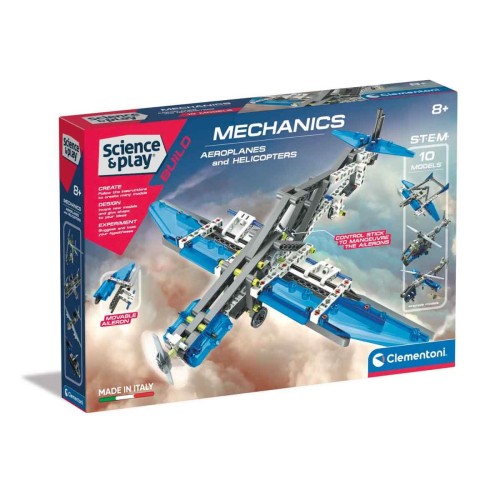 Clementoni Mekanik Laboratuvarı Uçaklar ve Helikopterler 75028TR