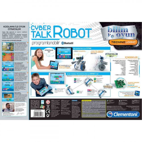 Clementoni  Robotik Laboratuvarı - Cyber Talk Robot  64447