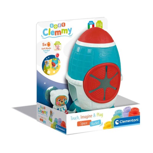 Clementoni Soft Clemmy Uzay Roketi Oyun Seti 17806