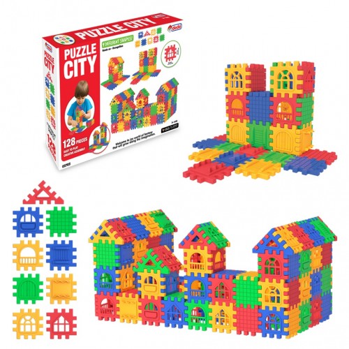 Dede Puzzle City 128 Parça 03703