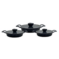 Amboss Vento 6 Parça Titanyum Kaplama Sahan Seti 18-20-22 cm