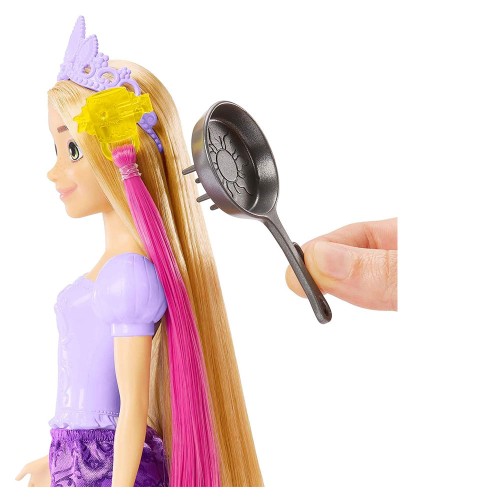 Disney Prenses Renk Değiştiren Sihirli Saçlı Rapunzel HLW18