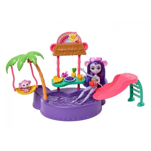 Enchantimals Eğlenceli Havuz Partisi Oyun Seti HTW73