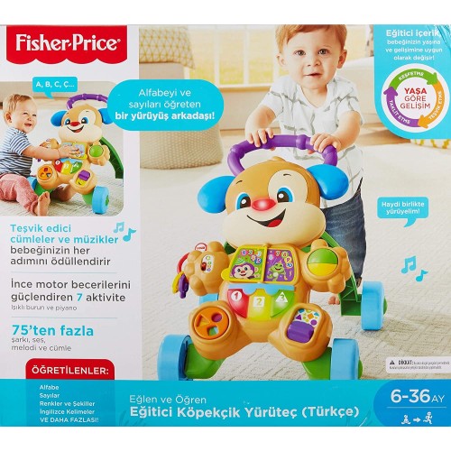 Fisher Price Eğitici Köpekçik Yürüteç FTG10
