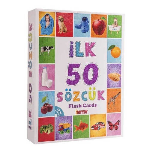 Flash Cards İlk 50 Sözcük (Diy-Toy Yayınları)