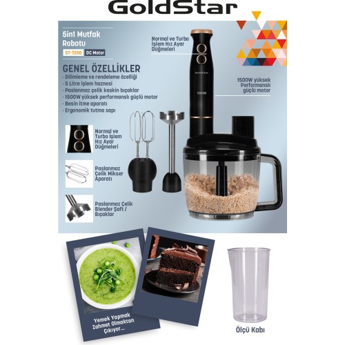 Goldstar ST-7200 Multimax Mutfak Robotu