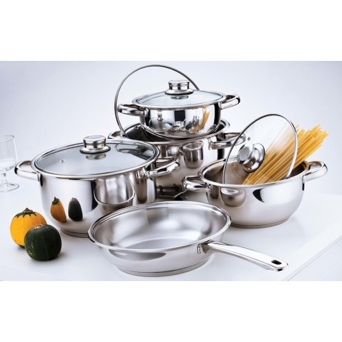 Gülsan Mega 9 Parça Çelik Tencere Seti