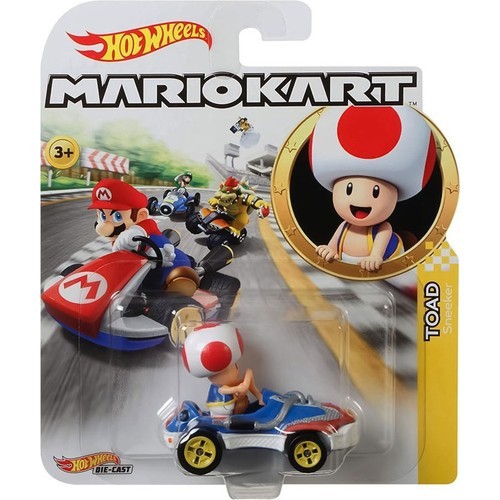 Hot Wheels Mario Kart Karakter Araçlar Mario GBG25-GBG30