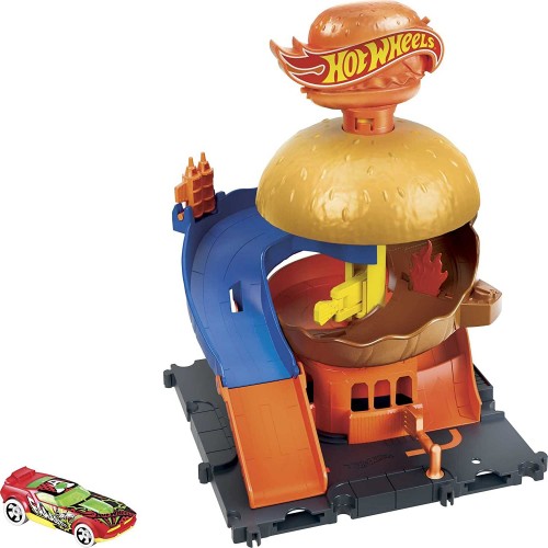 Hot Wheels Şehir Hayatı serisi Hamburger Restoranı HDR24-HDR26