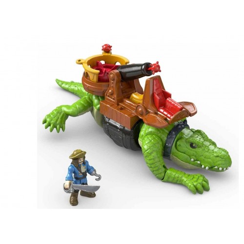 Imaginext Yürüyen Timsah ve Korsan Hook DHH63